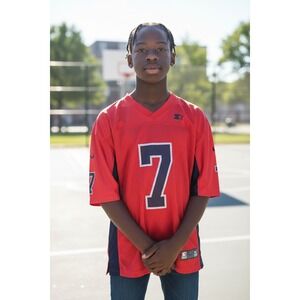 Starter Wildcats Football Jersey Red Number 7 Men's Large